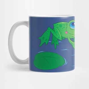 Diving Frog Mug